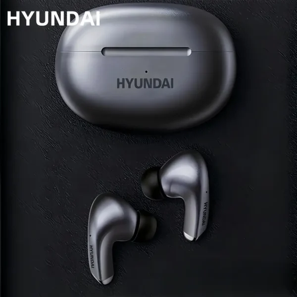 ⁦سماعات أذن لاسلكية HYUNDAI LP5 - صوت محيطي محسن، تقليل الضوضاء النشط⁩ - الصورة ⁦2⁩