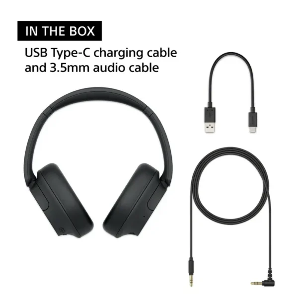 ⁦سماعات لاسلكية Sony WH-CH720N، إلغاء الضوضاء النشط، التحكم باللمس⁩ - الصورة ⁦8⁩