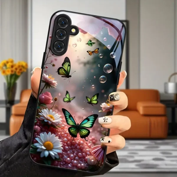 ⁦افظة هاتف زجاجية مقواة متوافقة مع A34 A35 A52 A52S A53 A54 A55 A56 5G⁩ - الصورة ⁦2⁩