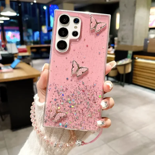 ⁦حافظة نجمية لهاتف سامسونج جالاكسي S24 S24Plus S24Ultra⁩ - الصورة ⁦7⁩