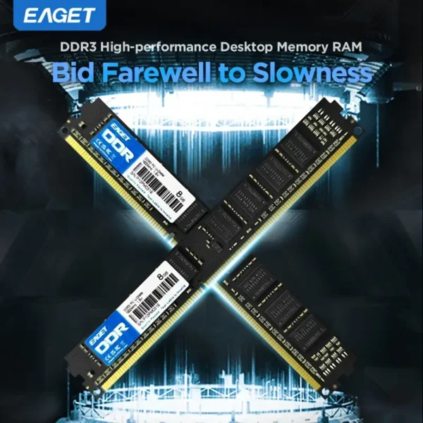 ⁦ذاكرة EAGET DDR3 8GB 1600MHz⁩ - الصورة ⁦5⁩