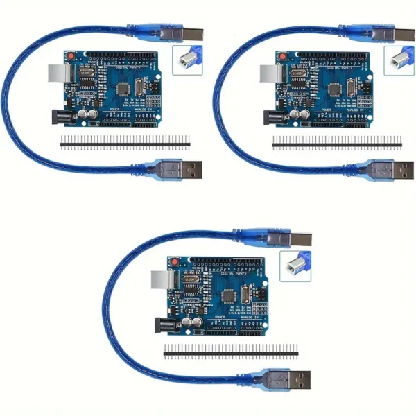 ⁦لوحة تطوير Arduino UNO R3 بقطعتين 2⁩ - الصورة ⁦4⁩